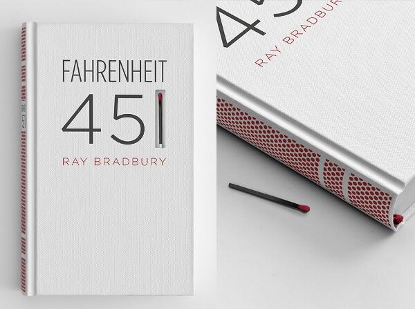 CreativeMarket's tweet photo. You have to check out this incredible design for Fahrenheit 451 http://t.co/sv7aQ4lipq #incredible #design http://t.co/A9iGLKGodV