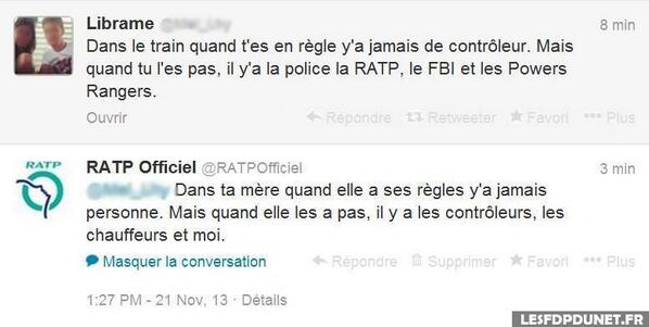 Cassociauux's tweet image. RATP le retour !!