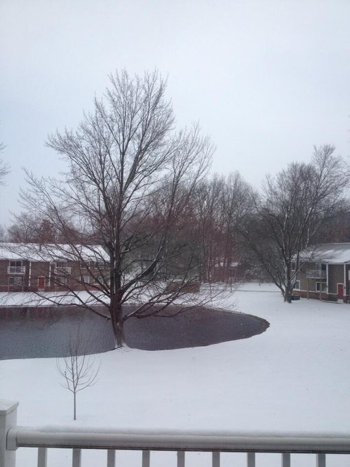 Holy blizzard! The ground was green this morning. House smells like cinnamon, time for Christmas music<a href="/tag/footfetish"class="tags"><span>#footfetish</span></a>