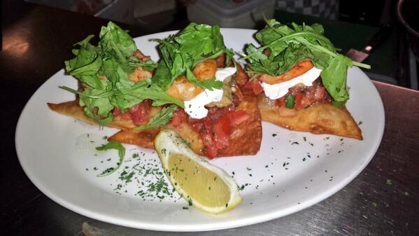 CasaPasta2's tweet photo. Tiger prawn tostada http://t.co/CdUaxRVlqZ