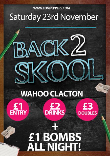 Wow have we got a deals for you tonight in Wahoo, £1 Entry, £2 drinks, £3 Doubles and Bombs for £1!!!!