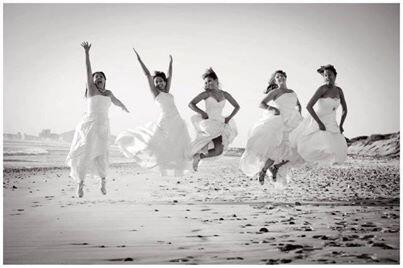 “<a href="/ml_hudson/">ML Hudson</a> ❤️ this!! After the last friend gets married, everyone puts on their dress one last time for a photo. ”