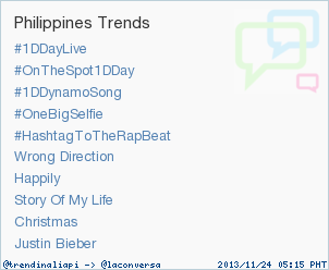 trendinaliaPI's tweet photo. Trend Alert: #1DDynamoSong. More trends at http://t.co/PzuiyCrFbO #trndnl http://t.co/mToq0lGTpA