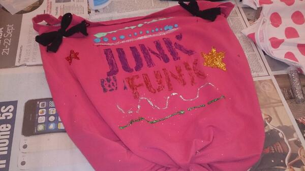 Fantastic example of a bag made at our stunt today! #junktofunk #teamvgo