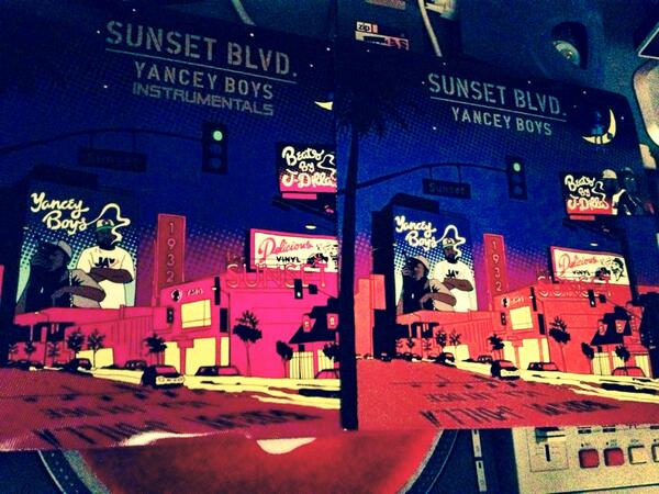 #YanceyBoys #SunsetBlvd @Franknitt @illaj ..u gotta have both lp's in your collection...bong