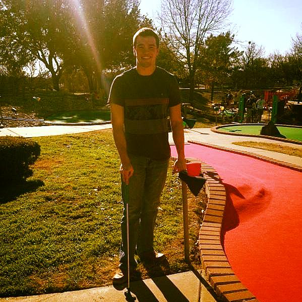 MSUTexasRec's tweet image. Men&apos;s Putt Putt Champion - Tyler Fore #msurec #puttputt #champion