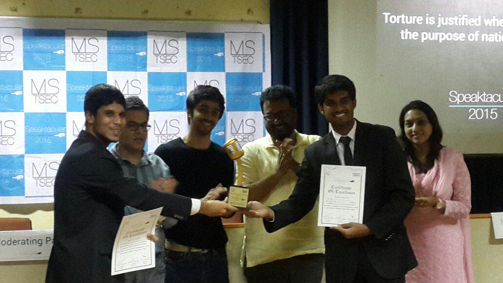 TSECSynapse's tweet photo. "The difference between us and the enemy is in how we treat the enemy." Congratulations to Malcolm and Kashish. http://t.co/nxM3AXY8Ub