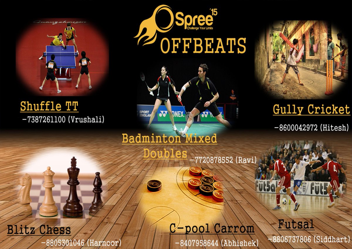 bitsspree's tweet image. @bitsspree presents #Spree15 #OffBeats

Limited Slots Available... Register &quot;FAFA&quot;!!