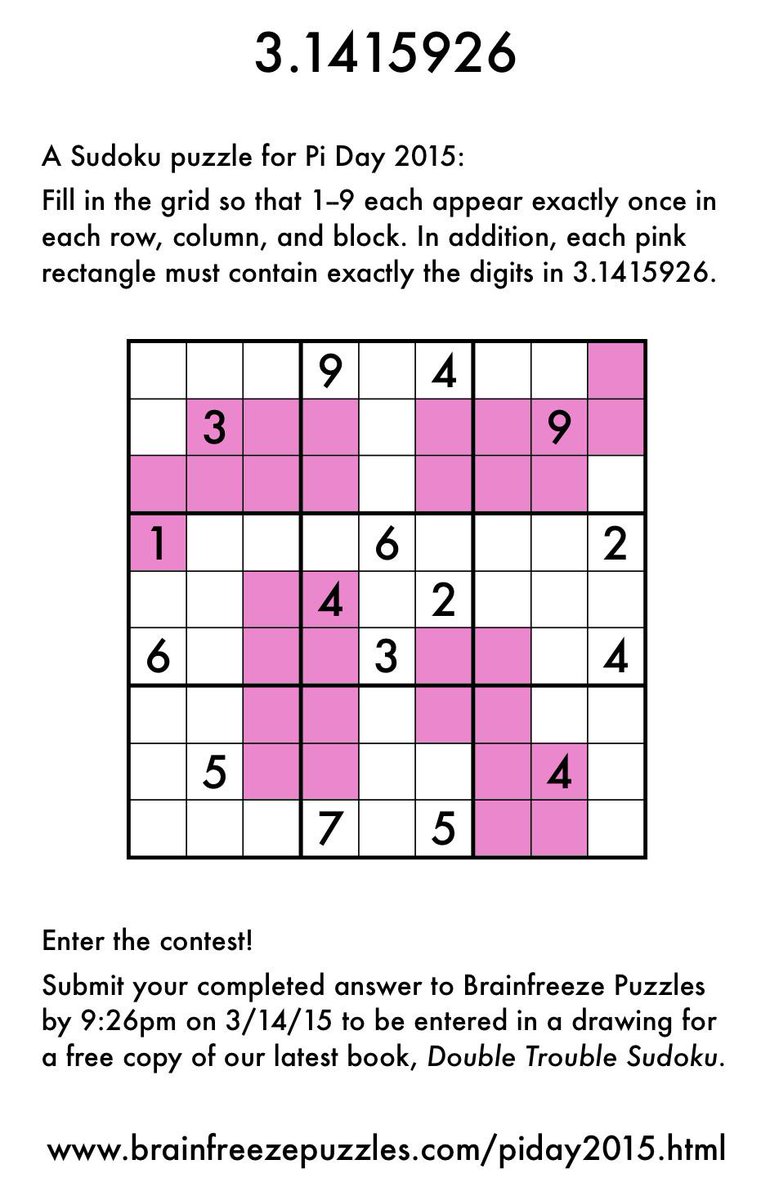 Mathgrrl On Twitter Can You Solve This Pi Day Puzzle By 9 26 Pm On Saturday Http T Co Einkfh8lcm Http T Co Gcmvsxknbb