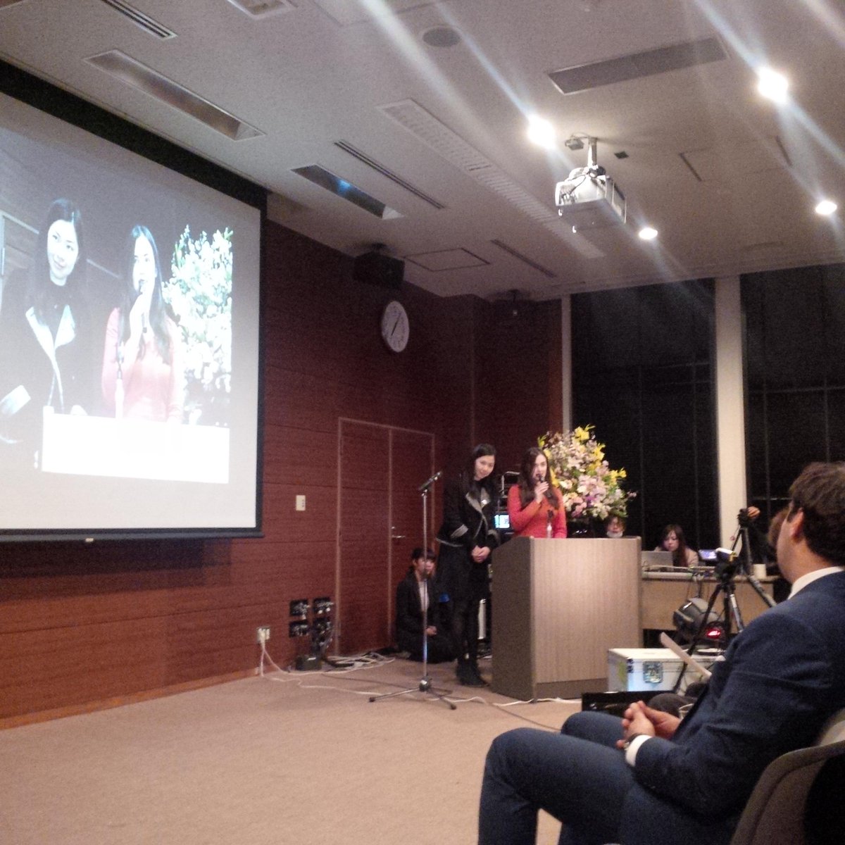 YouthAreReady's tweet photo. Lydia and Sachi officially opening the Children&Youth Forum in #Sendai for #WCDRR #youth #children #ActionOnDisasters http://t.co/2sv6XmxzJ2