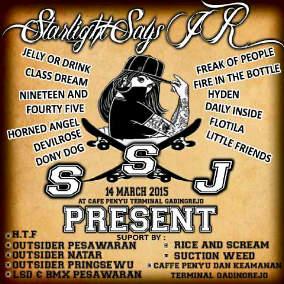 "SSJ PRESENT Accoustic" 14 maret '15 At caffe Penyu , Terminal GadingRejo , Pringsewu Star 19.00