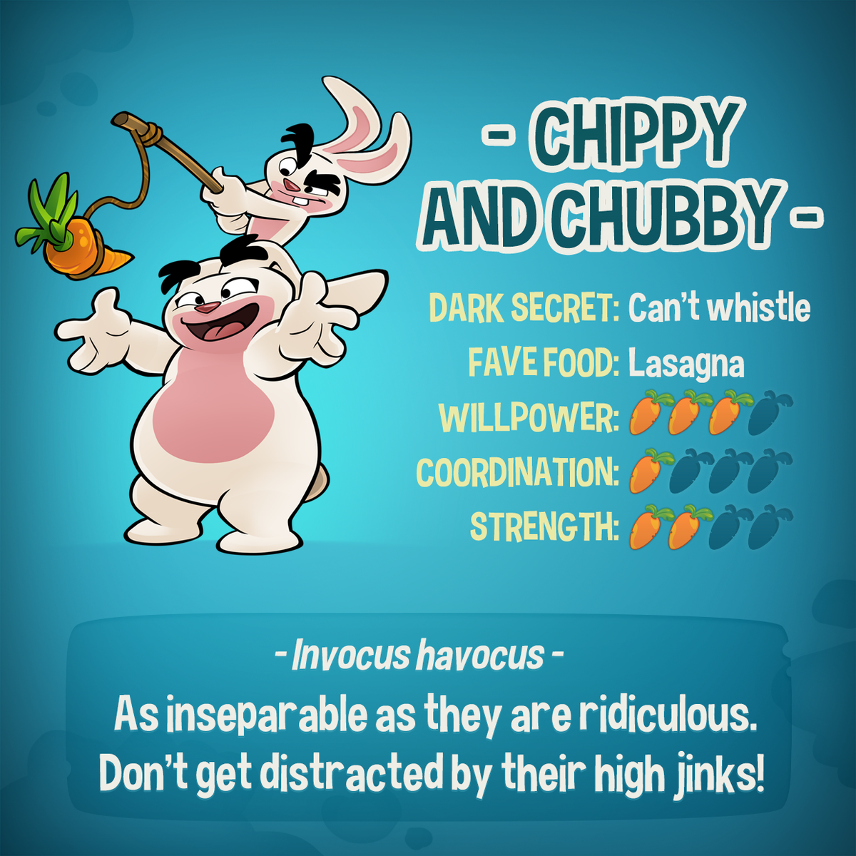 RunSheldon's tweet image. It's about time you got up close and personal with Sheldon's new adversaries! Meet Chippy and Chubby! #MeetTheHares