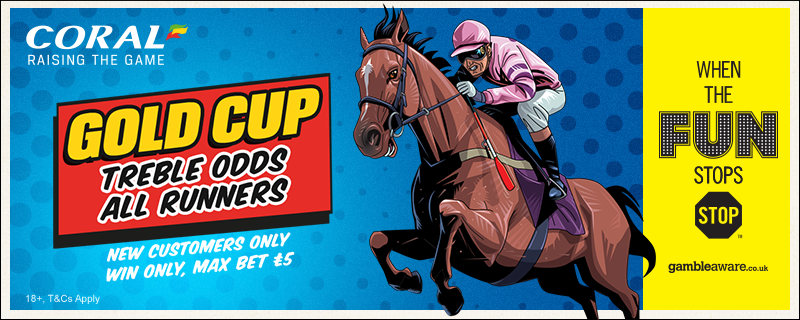 BetFreeDirect's tweet image. Gold Cup Special with Coral

TREBLE the Odds on ALL Runners!

bit.ly/1E3qypS

#cheltenham #goldcup #coral