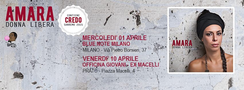 Believe_Italia (@believe_italy) on Twitter photo #Amara presenta live i brani del suo disco d’esordio "Donna Libera" <a href="/amaramusicoff/">Amara</a> <a href="/IsolaArtisti/">Isola degli Artisti</a> <a href="/paroleedintorni/">Parole & Dintorni</a> #Amara presenta live i brani del suo disco d’esordio "Donna Libera" <a href="/amaramusicoff/">Amara</a> <a href="/IsolaArtisti/">Isola degli Artisti</a> <a href="/paroleedintorni/">Parole & Dintorni</a>