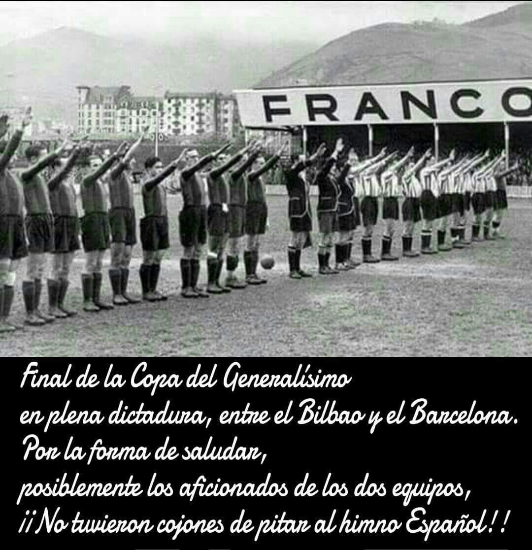 HOLA <a href="/FCBarcelona_es/">FC Barcelona</a> <a href="/AthleticClub/">Athletic Club</a>
Cuando hicieron esta foto…¿Teníais güevos de politizar el fútbol?
#finalcopadelrey