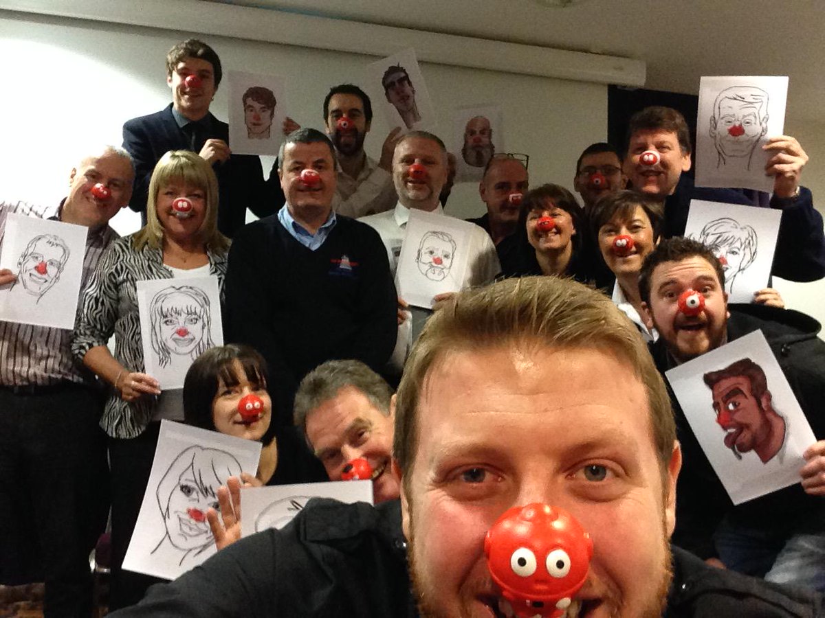 BNICookson's tweet photo. Have a fantastic @rednoseday from all of us at @BNICookson with our team #rednoseselfie http://t.co/LLVLdEOFWB