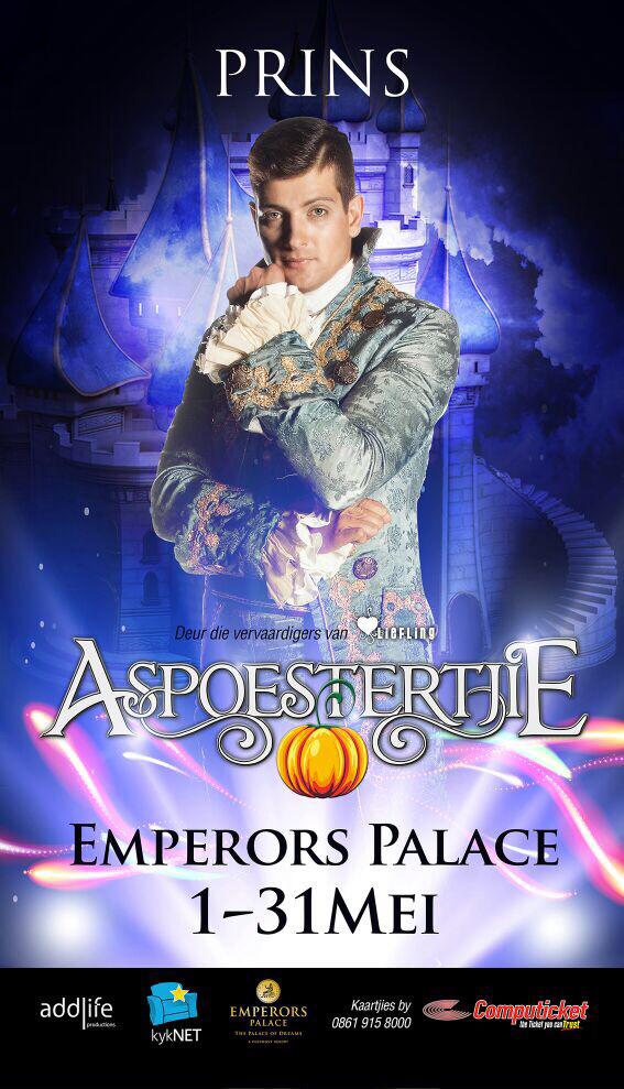DIE PRINS - Aspoestertjie 1-30Mei Emperors Palace - Kaartjies Computicket