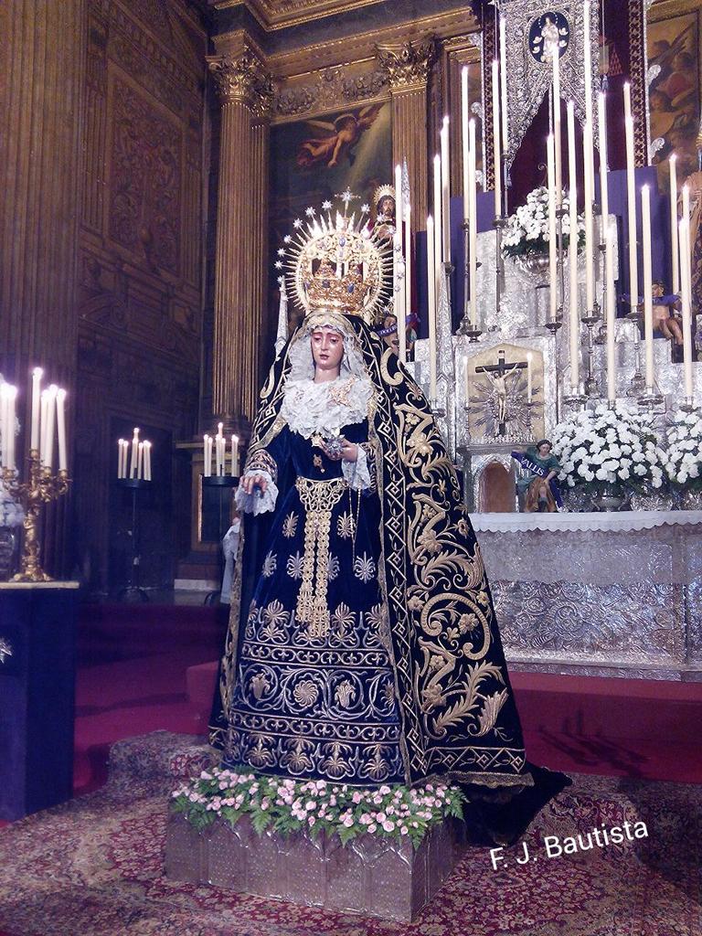 En estos momentos, Besamanos a Nuestra Señora del Valle.