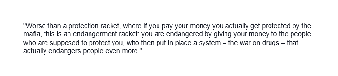 TransformDrugs's tweet image. "The war on drugs is an endangerment racket." 

Watch @DannyTransform explain: youtu.be/8-sDIWy6-io