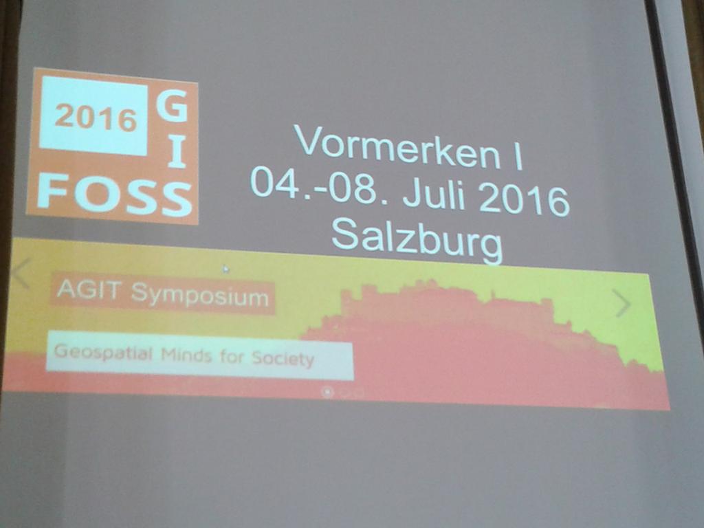 astroidex's tweet image. @FOSSGIS2015 @agit #fossgis2016 #fossgis