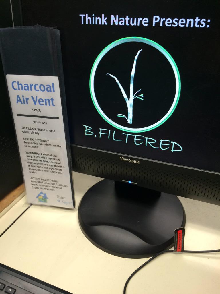 Think_Nature's tweet image. Our bamboo charcoal came in! Now we're preparing for our presentation at Southern!