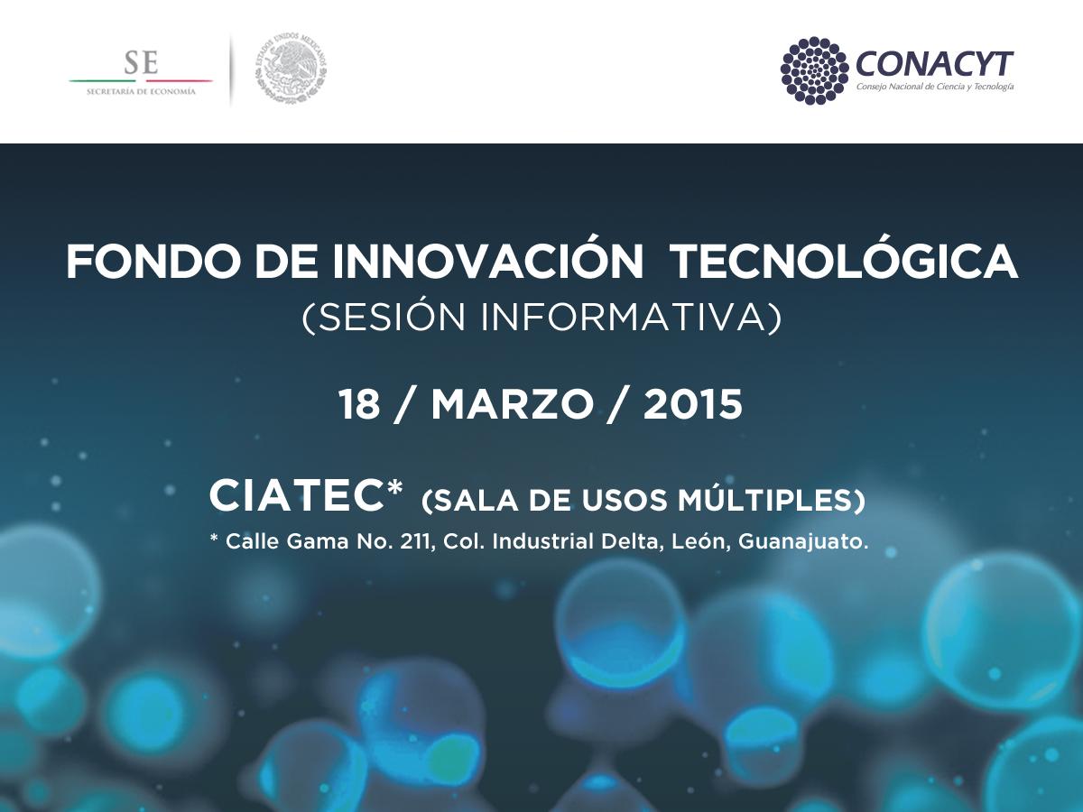 ciatec_mx's tweet image. Regístrate en línea a la sesión informativa del FIT, 18 de marzo a las 12:00. bit.ly/1NK60Wk Dale RT.