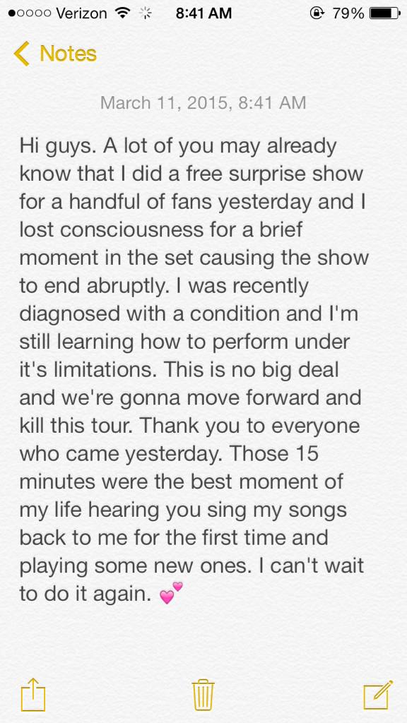 Some info about yesterday. Hell yeah the show is still gonna go on. See you guys at the Troubadour!