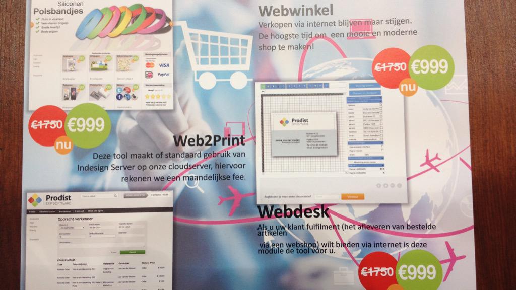 Met fantastische hulp van @CopyService058. Gister verstuurd, vandaag al op de beurs. #meedenken#bedankt