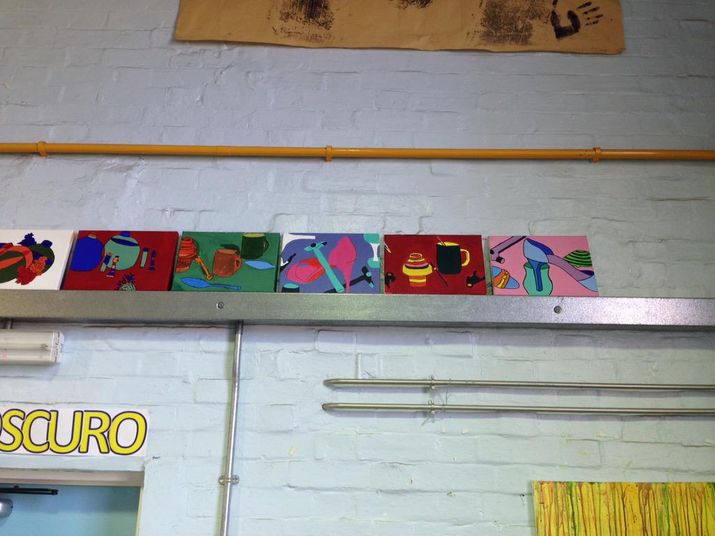 Michael Craig-Martin inspired still life paintings #year10 <a href="/FelstedSchool/">Felsted School</a>