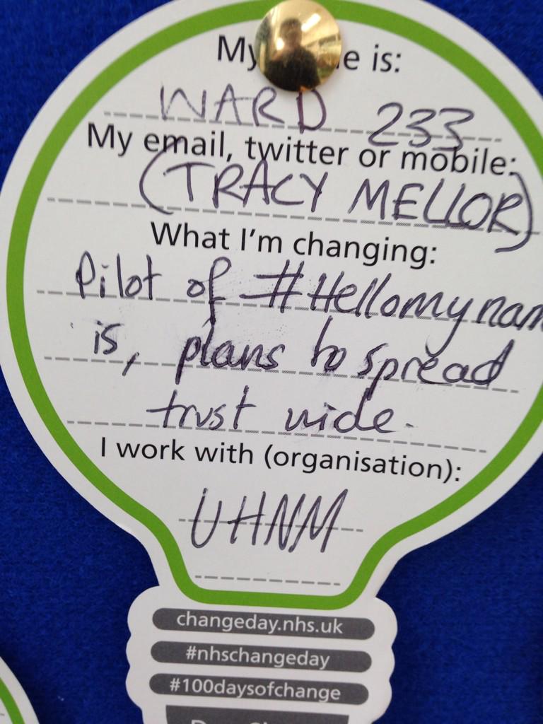 WM NHS Change Day tweet media