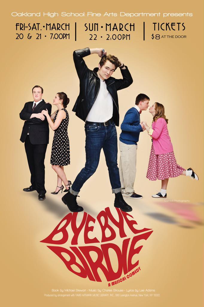 HVCY_Impact's tweet photo. Bye Bye Birdie at Oakland in a couple weeks!! March 20-22. Tix 8$. Do it. #HVCY http://t.co/2qYRaFpbEq