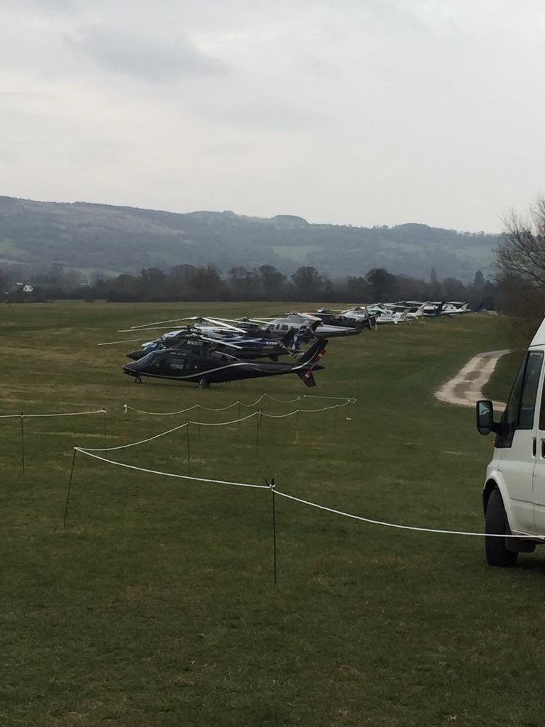 Not so straight today <a href="/HASL_ATC/">Helipad ATC</a> #CheltehamFestival #cheltenhamheliport #helicopter #Cheltenham