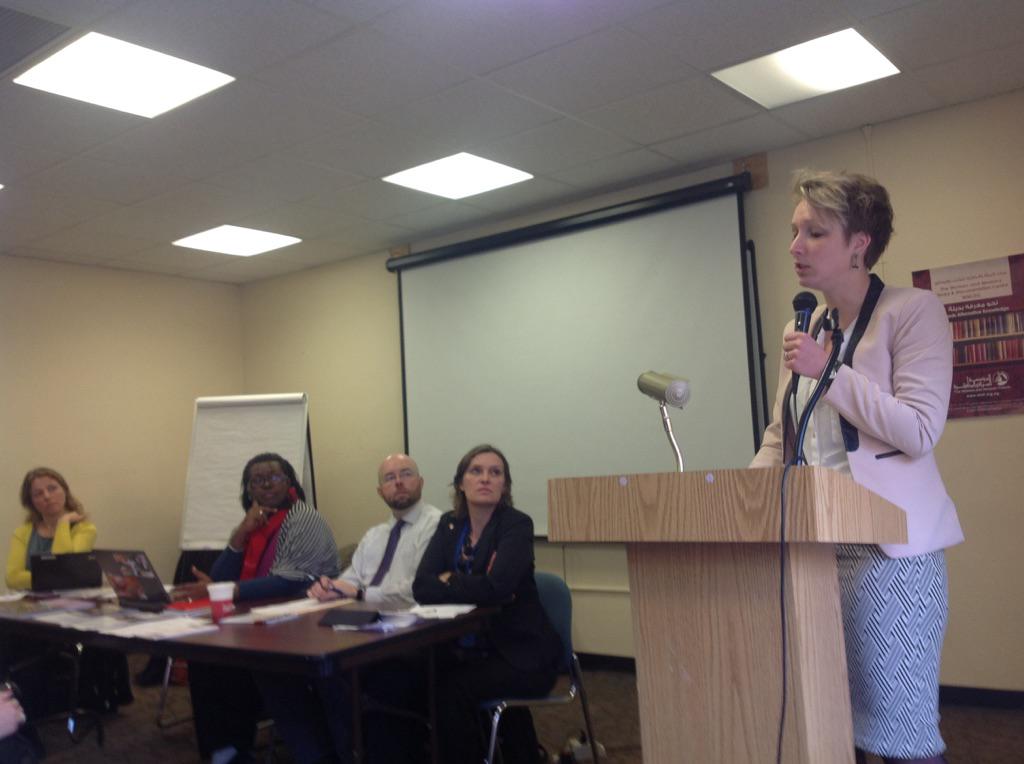 CitiesForCEDAW's tweet photo. @cities4cedaw #militarism panel discussion #CSW59. http://t.co/5c9puEUCd9