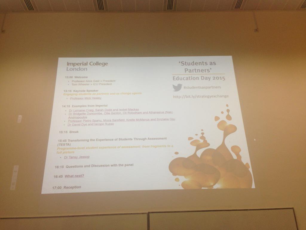 Chem_Bridge's tweet photo. @impchemistry Imperial Education Day http://t.co/8gc9QtacN9