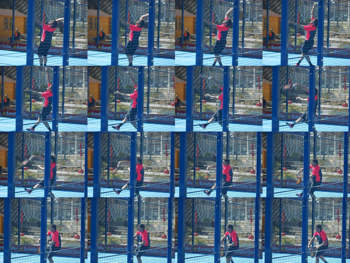 Un par de fotos en <a href="/PozueloPadel/">Pozuelo Padel Club</a> esta mañana .<a href="/maxigrabiel/">Maxi Grabiel</a> en un resto y <a href="/CristianPadel/">Cristian Gutierrez</a> armando un golpeo por arriba.