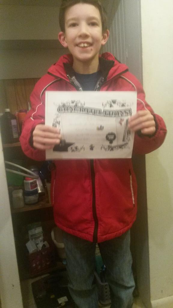 angelandtwo's tweet photo. Student of the day proud mommy http://t.co/0uHjdRO6mG