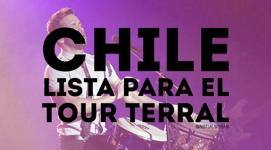 NotiAlboran's tweet photo. El #tourterral2015 llegó a chile...esta noche @pabloalboran llenará de su talento el escenario. http://t.co/qBbocoYGUC