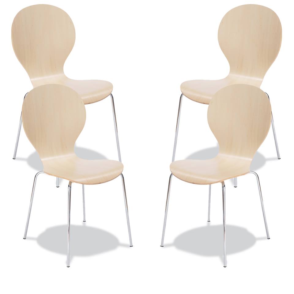 DecoBonsPlans's tweet photo. Ce lot de 4 chaises à 119 € chez Tati ! Design scandinave, bois naturel... On aime ce #BonPlan http://t.co/97LscDjN8v http://t.co/5LFdZqajGJ