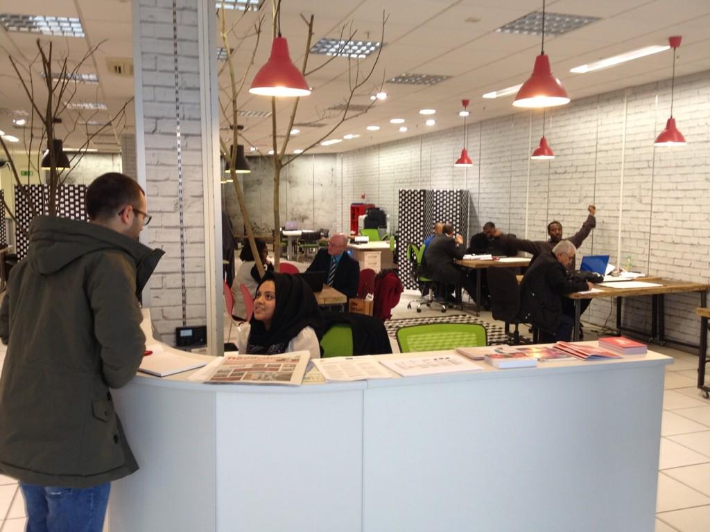 BusLabStratford's tweet image. A busy Lab today. There's loads going on this month. Check out bitly.com/1FQYYt4 for latest events #coworking