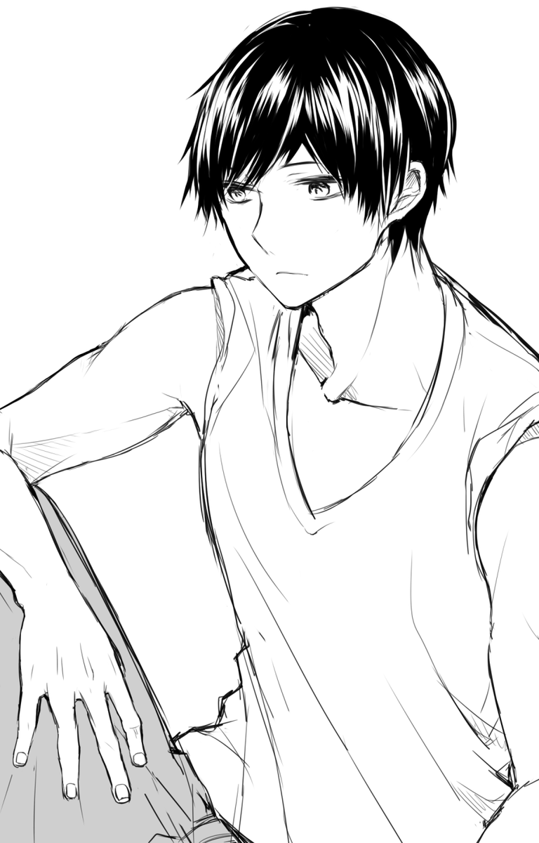 袖まくり イラスト