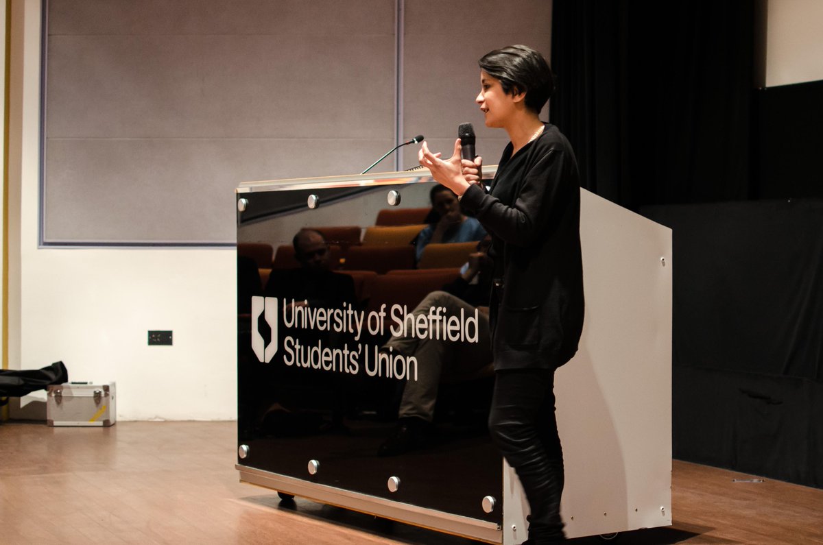 exchangesheff's tweet image. Thanks to everyone who came to our event last night with Shami Chakarbarti as part of the @FestOfDebate!