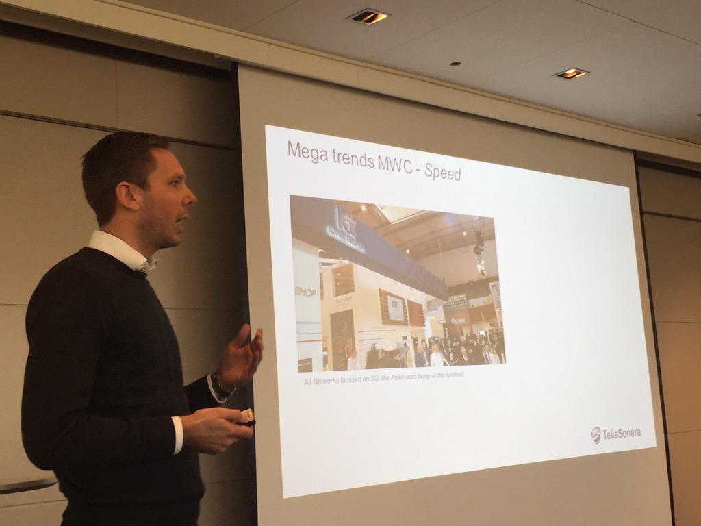 Max on Mega trends from #MWC2015 #speed. Nothing to wait for team!