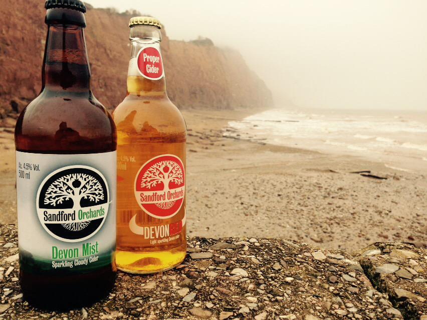 sandfordorchard's tweet photo. #mist covering the #red cliffs at Sidmouth #proper #devon #cider http://t.co/xvOhe6fpal