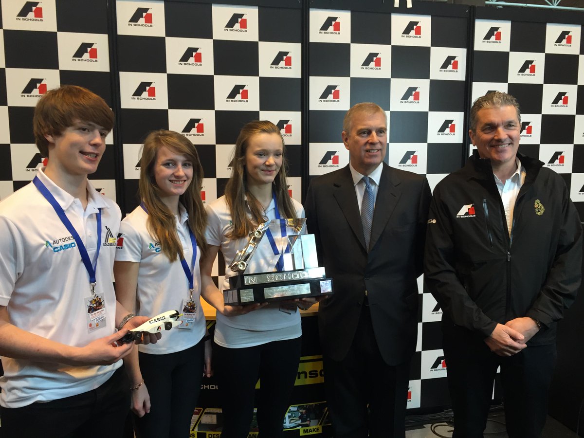 @TheDukeOfYork meeting <a href="/F1inSchoolsHQ/">STEMRacingHQ</a> World Champions <a href="/ColossusF1/">COLOSSUS F1</a> <a href="/BigBangFair/">BigBang redirect</a> #F1inSchoolsUK #NationalFinal