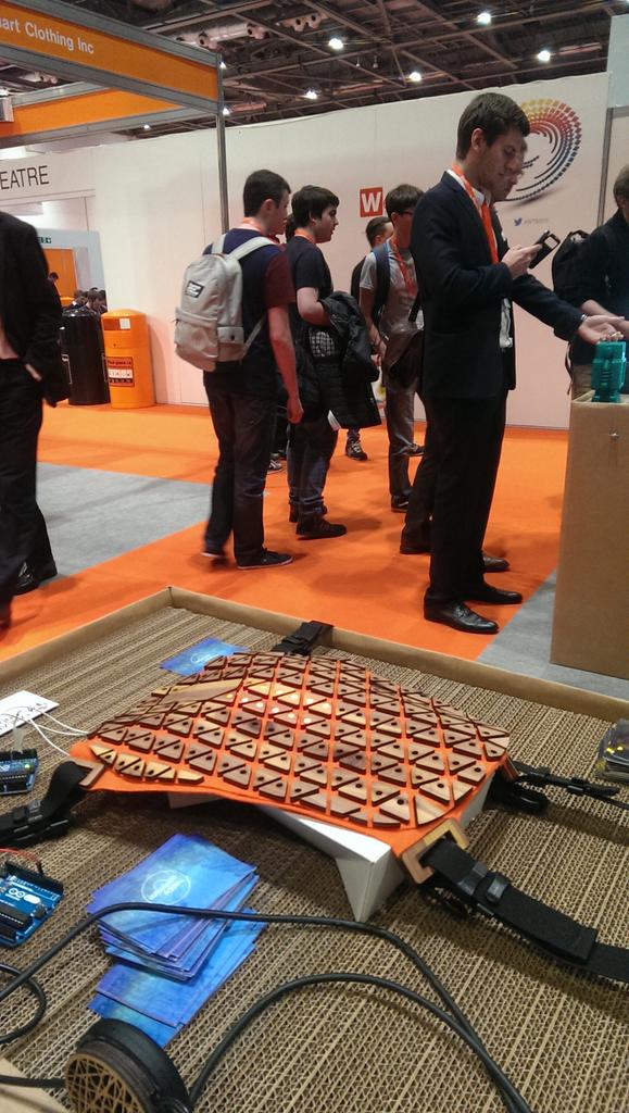 billy_harney's tweet image. Social Cycle on display#fablab#wearable#socialcycle #cyclesafety@wearabletecshow@billy_harney billyharneydesign.com