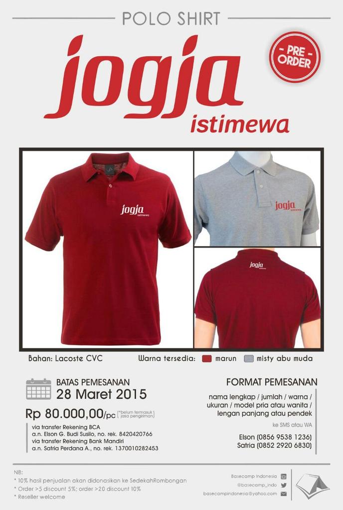 Kami Basecamp Indo membuka order Polo Shirt Jogja Istimewa untuk Anda :) <a href="/ARDGISS/">ARDGISS</a> <a href="/BEMFGEUGM/">BEM GEOGRAFI UGM</a> <a href="/ukm_bekage/">Bengkel Kesenian Geografi</a> <a href="/STARGIS_UGM/">STARGIS UGM</a>