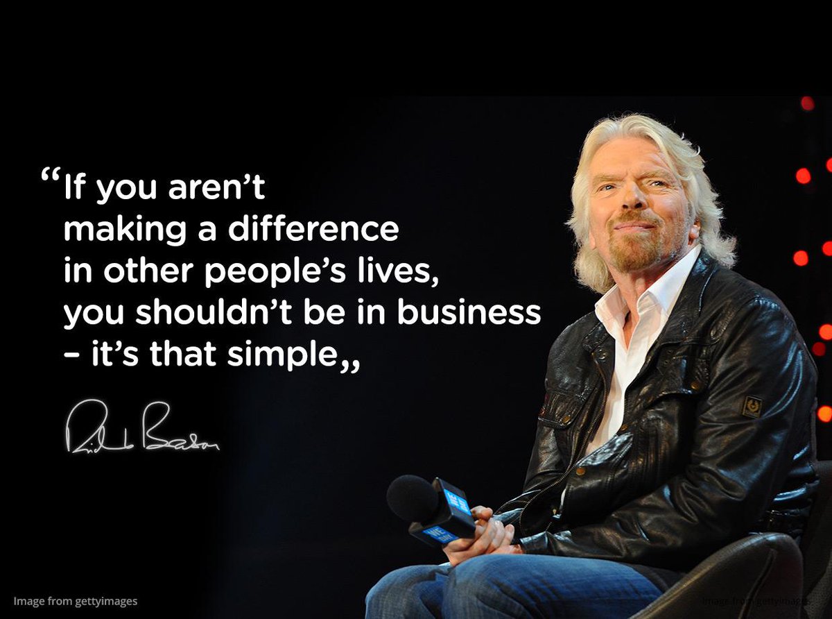 Money should never be a solitary driver in business: virg.in/did