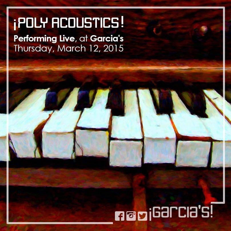 Unique #Live Performance by the talented #Band " POLY ACOUSTICS " this Thursday March 12!! Call us on 03-578538!!