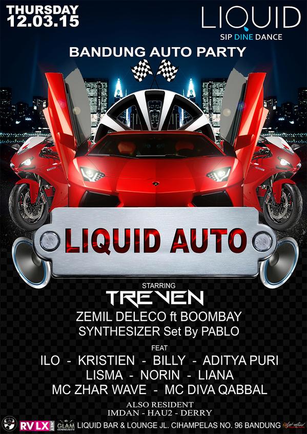 #THURSDAY 12-03-2015 'The Biggest 'BDG AUTO PARTY' <a href="/LIQUID_bdg96/">LIQUID BAR & LOUNGE</a> Party With All AUTO Community Bandung <a href="/partymoblive/">PARTYMOB</a>