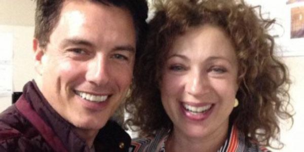 Happy Birthday the sweetiest sweeties <3 Alex Kingston and John Barrowman our River Song and Captain Jack Harkness.. 